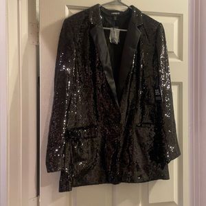 Express Sequin Blazer
